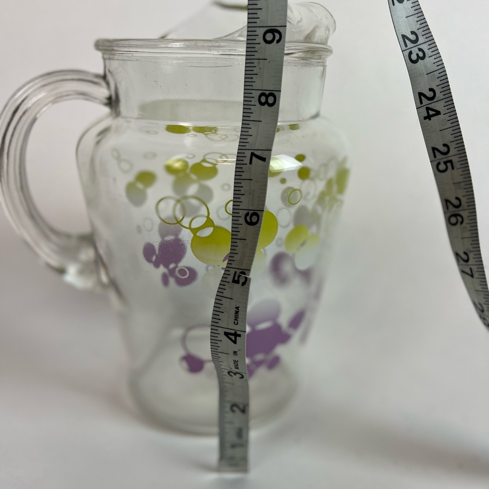 Atomic Dot Bubble Mid century modern Drink Pitcher Vintage - Picture 6 of 7
